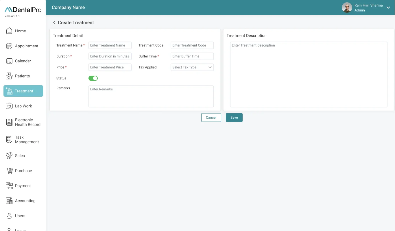 Treatment Management